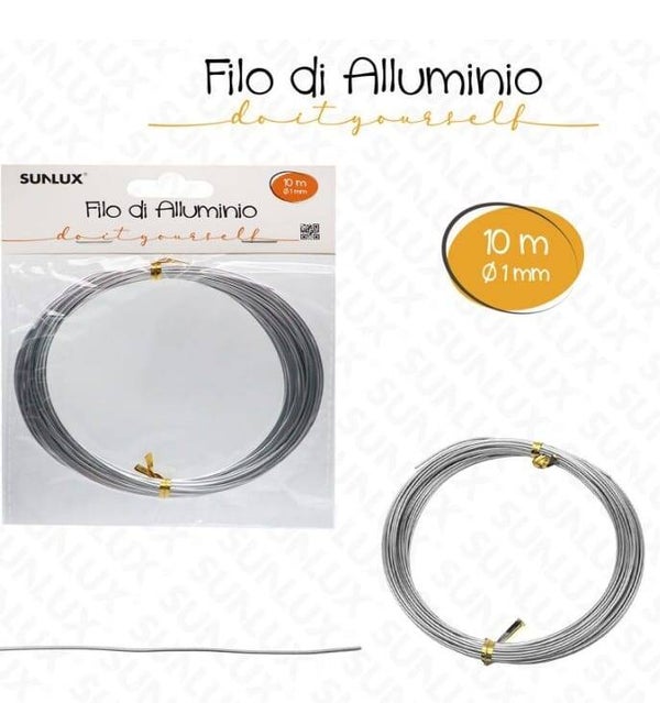 Sunlux Filo Di Alluminio 10mt 1mm