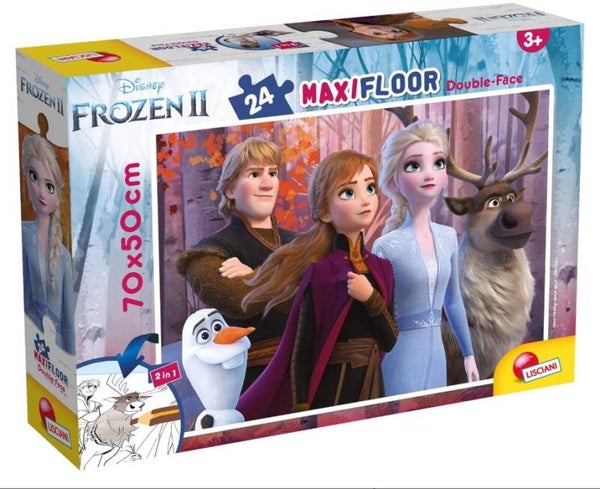 Lisciani Maxi Puzzle Frozen II Double Face 24 pz