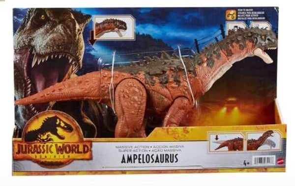 Mattel Jurassic World Dominion Ampelosaurus Dinamico