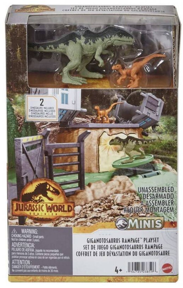 Mattel Jurassic World Dominion Gigantosaurus Rampage Playset