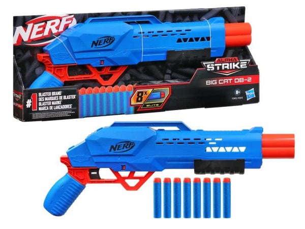 Nerf Alpha Strike Big Cat DB-2 + 8 Proiettili