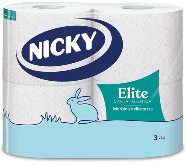 Nicky Carta Igienica Elite 4 Rotoli