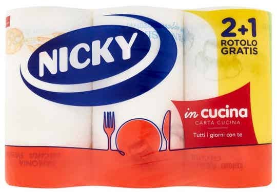 Nicky In Cucina Carta Assorbente Asciugatutto 3 Rotoli