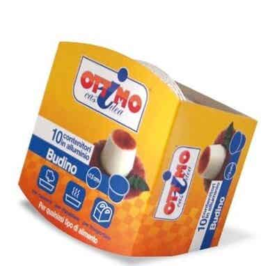 Ottimo 10 contenitori Alluminio Budino / Creme Caramel