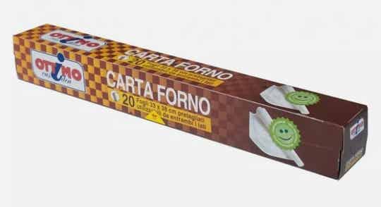 Ottimo Carta Forno 20 fogli 33 X 38 cm