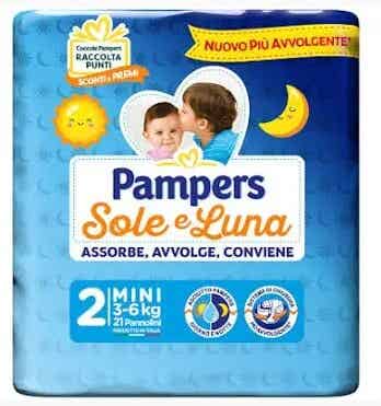 Pampers Sole e Luna Pannolini 2  3-6kg