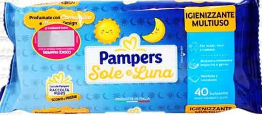 Pampers Sole e Luna 46pz Salviette Umidificate