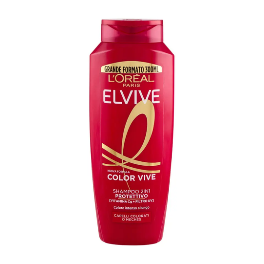 L'Oreal Elvive 300ml Shampoo Color Vive Lenitivo Colore Intenso più a Lungo