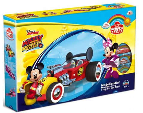 Didò Mickey Roadster Racers 12 plastiline + Accesori
