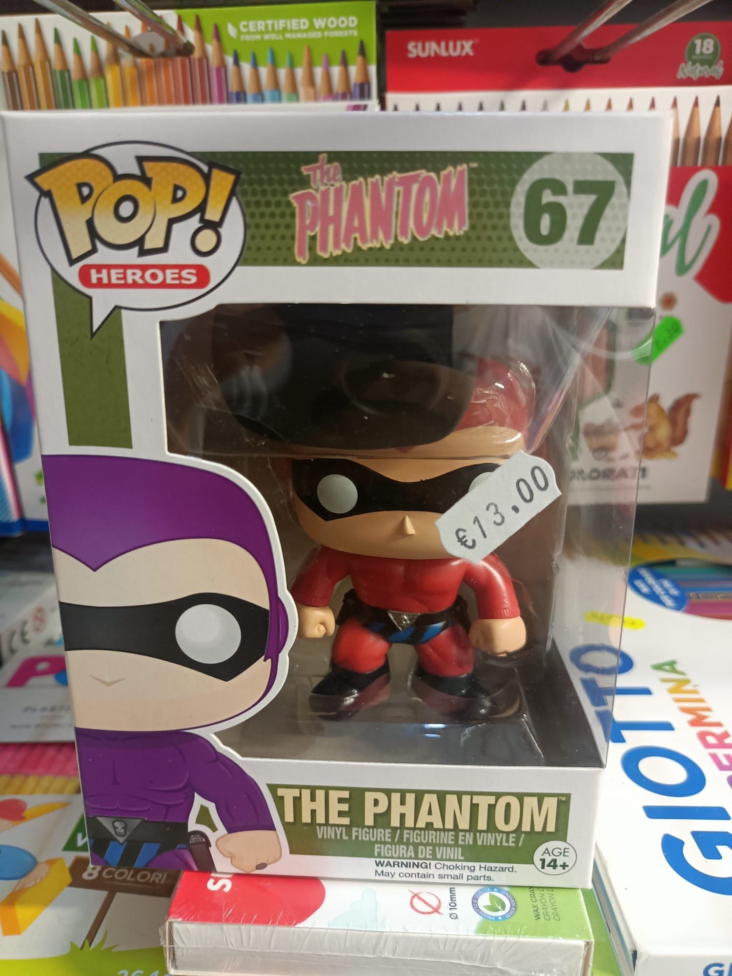 Funko Pop The Phantom 67  The Phantom Rosso
