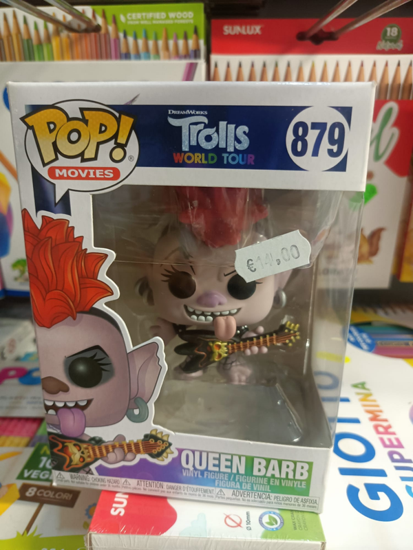 Funko Pop trolls Word Tour 879 Queen Barb