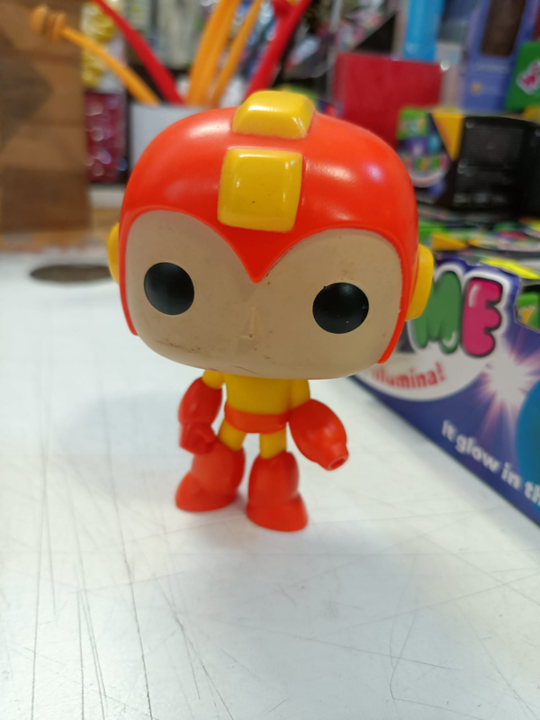 Funko Pop Mega Men 102 Mega Man-Fire Storm sensa scatola
