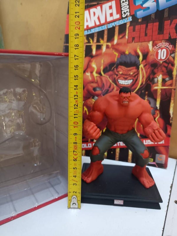 Action Figure Marvel Heroes 3D - Uscite Speciali Red Hulk