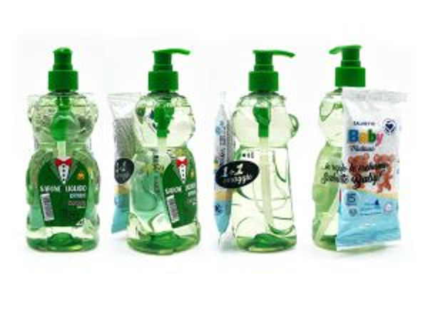 Setablu Sapone Liquido Bimbo Cacao 500ml + Salviette