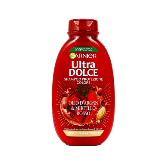 Garnier Ultra Dolce Shampoo Protezione Colore Olio d' Argan & Mirtillo Rosso 250ml