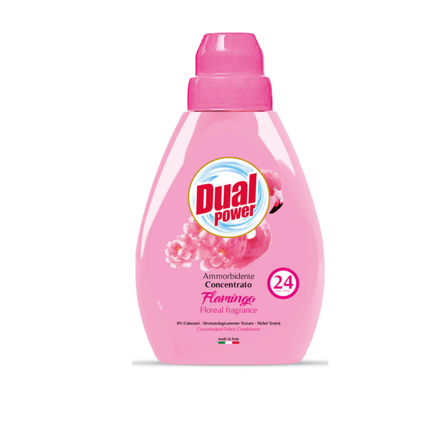 Dual Power Ammorbidente Concentrato 24 Lavaggi Flamingo