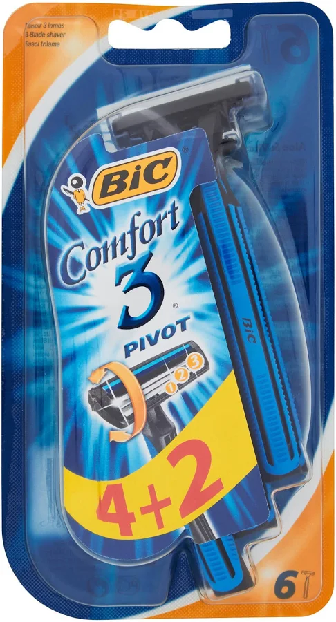 Bic Rasoio 3 Comfort 4 + 2 pz