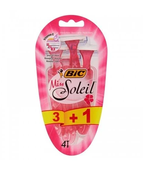 Bic Rasoio Miss Soleil 3 + 1 pz
