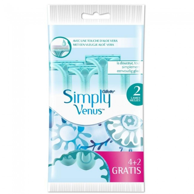 Gillette Venus Simply 2 Lame 4 + 2 pz