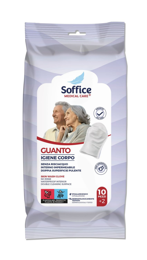 Soffice Guanto Igiene Corpo 12pz