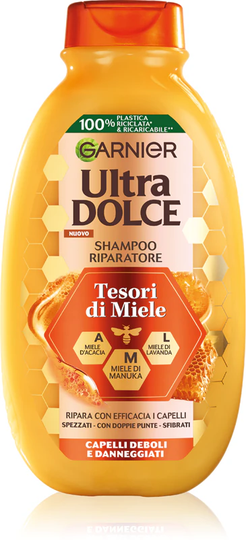 Garnier Ultra Dolce Shampoo Riparatore Tesori di Miele 250ml