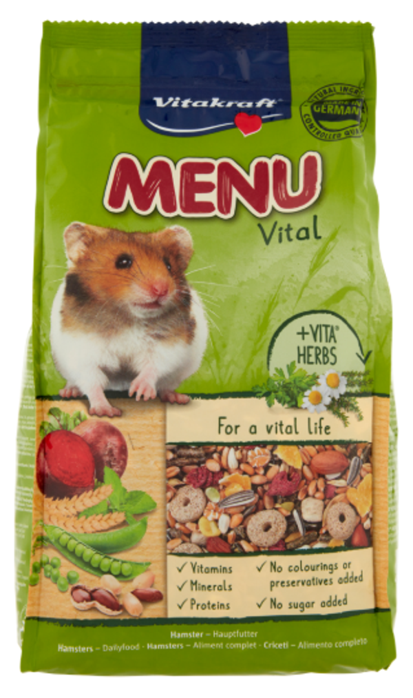 Vitakraft Menu Vital Alimento Completo Per Criceti 1kg