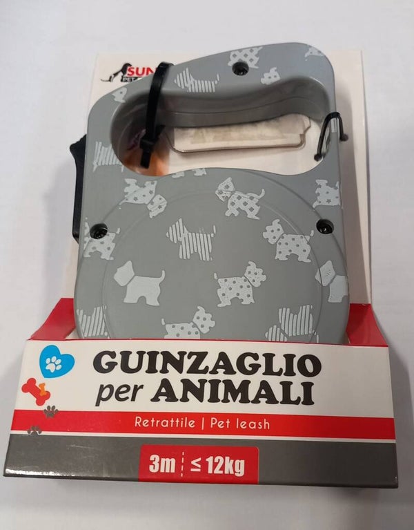 Sunlux Guinzaglio Retrattile 3mt per animali < 12kg