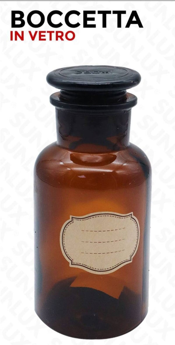 Bottiglietta Vetro Farmacia 6,5 x 14cm