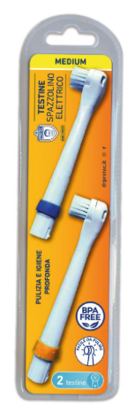 Dr Protec Ricambi spazzolino Elettrico 2pz