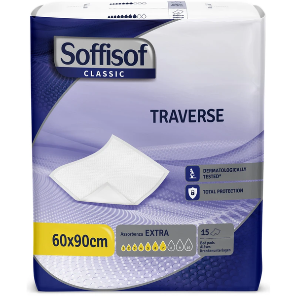 Soffisof Traverse Salva Letto Assorbenza Extra 60 x 90 cm 15pz