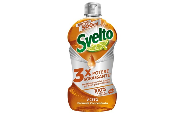 Svelto Concentrato X3 Potere Sgrassante Aceto 500ml