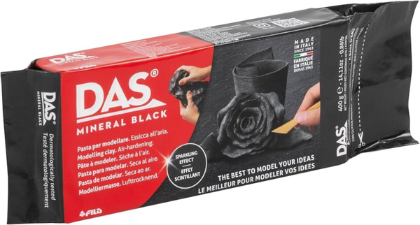 Das Pasta Modellabile Mineral Black 400gr