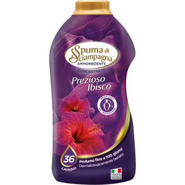 Spuma di Sciampagna Ammorbidente Concentrato Prezioso Ibisco 36 Lavaggi