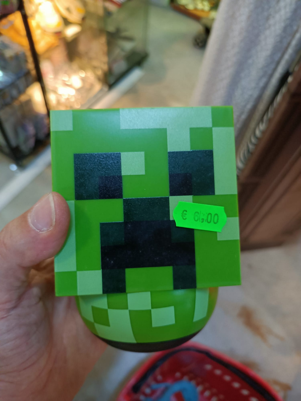 Lampada Minecraft creeper Autostabilizzante