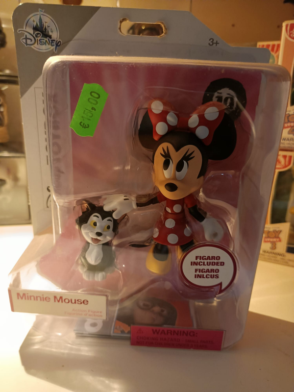 Action Figures Disney Minnie Mouse 10 Whit Figaro