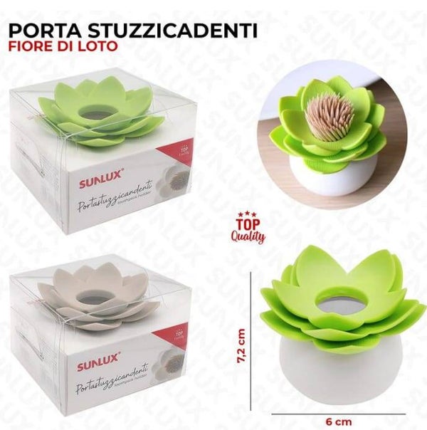 Sunlux Fiore di Loto Porta Stuzzicadenti