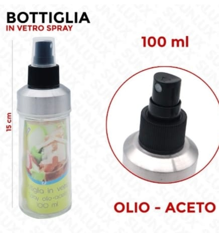Bottiglia In Vetro Spray 100ml