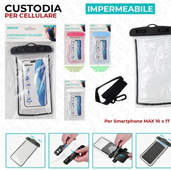 Sunlux Custodia per Cellulare Impermeabile