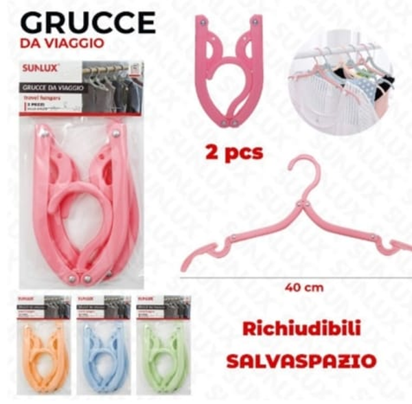 Sunlux Grucce Stampelle da Viaggio richiudibili Salvaspazio