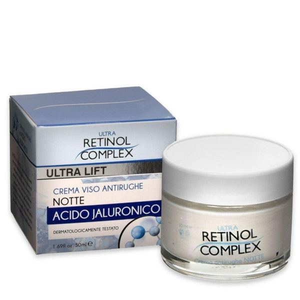 Retinol Complex Crema Viso Antirughe Notte Acido Jaluronico 50ml
