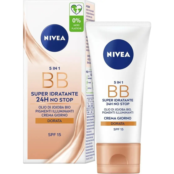 Nivea BB Crema Viso 5 in 1 Dorata 50ml SPF 15