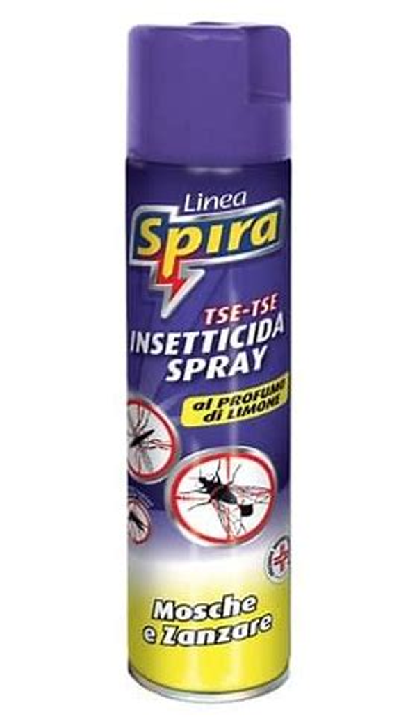 Spira Mosche e Zanzare Spray al Profumo di Limone
