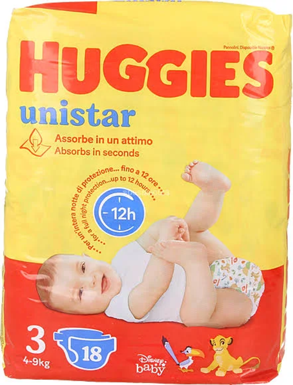 Huggies Unistar Pannolini 3 4 - 9kg