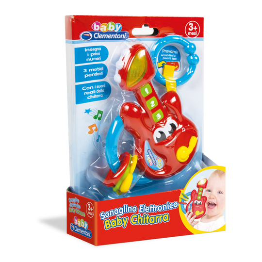 Baby Clementoni Sonaglino Elettronico Baby Chitarra 3+m
