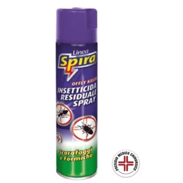 Spira Insetticida Acaricida Spray Scarafaggi e Acari 400ml