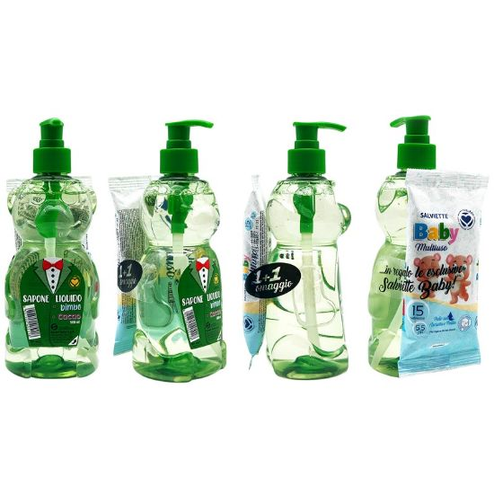 Setablu Sapone Liquido Bimbo Cacao 500ml + Salviette