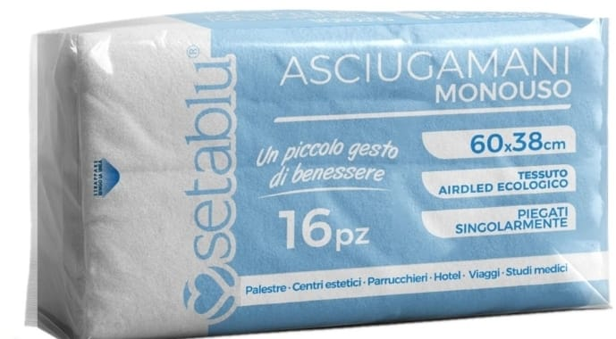 Setablu Asciugamani Monouso 60 x 38 cm 16 pz