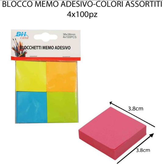 Bh Casa Blocchetti Memo Adesivo