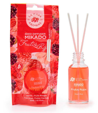 Mikado Diffusore D'Aroma Frutti Rossi