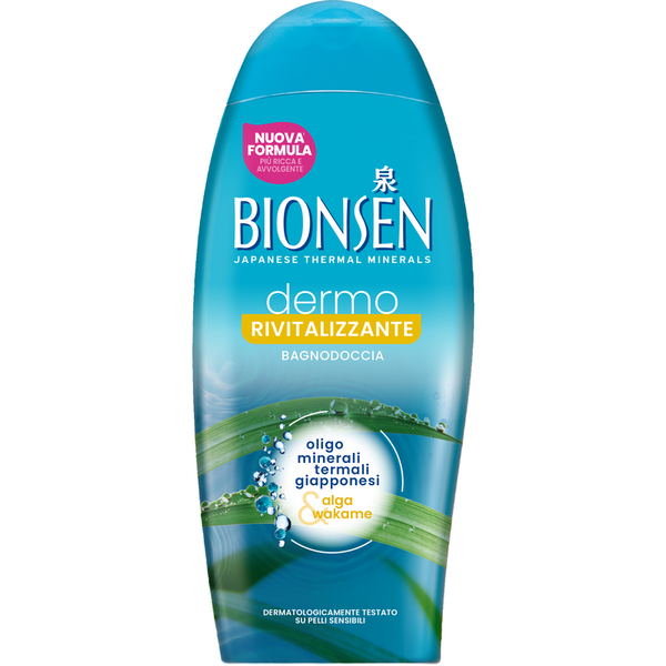 Bionsen Docciaschiuma Dermo Rivitalizzante Oligominerali Termali Giapponesi ed Alga e Wakame 550ml
